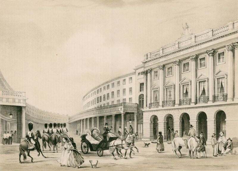 Kwadrant, Regent Street, Londyn autorstwa Thomas Shotter Boys