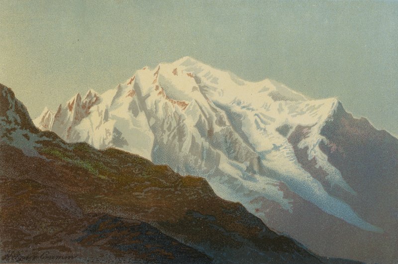 Mont Blanc z Col De Balm autorstwa Unbekannt Unbekannt