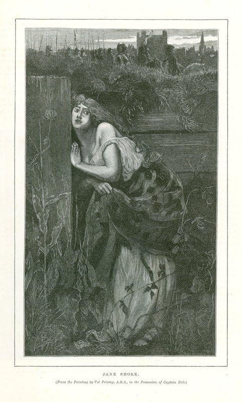 Jane Shore autorstwa Valentine Cameron Prinsep