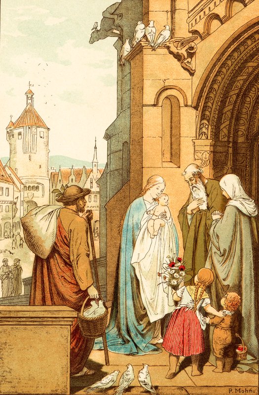 Chrystus sprowadzony do Jerozolimy autorstwa Victor Paul Mohn