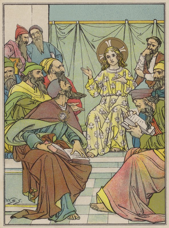 Chrystus z lekarzami autorstwa W.S. Stacey