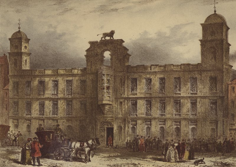 Northumberland House, Strand (chromolitho) autorstwa Waldo Sargeant