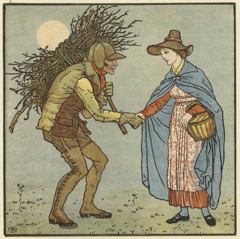 Jeden mglisty, wilgotny poranek autorstwa Walter Crane