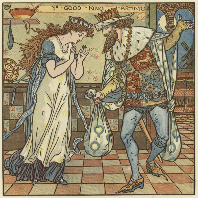 Dobry królu Arturze autorstwa Walter Crane