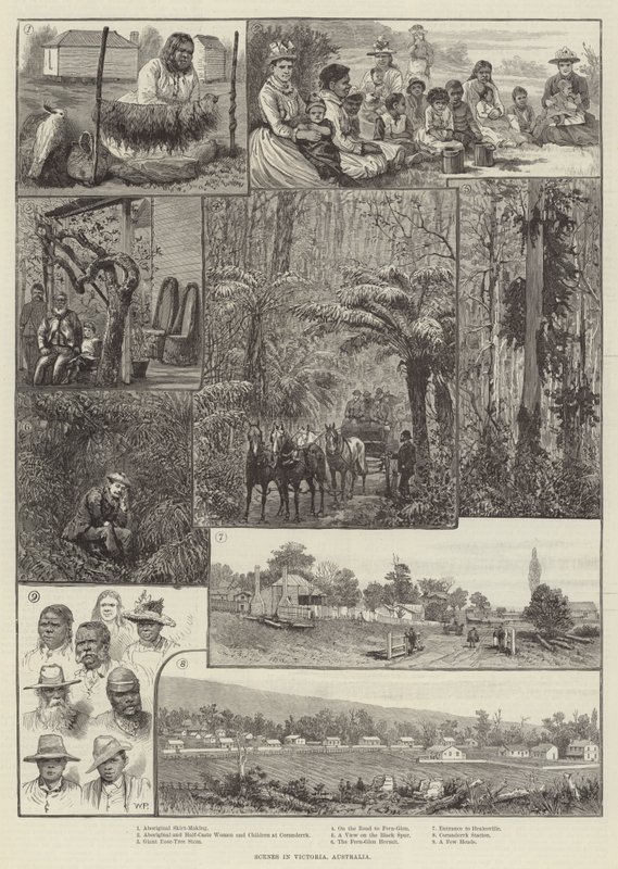 Sceny w Wiktorii, Australia autorstwa Walter Paget