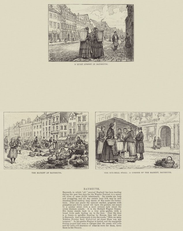 Szkice z Bayreuth autorstwa Walter Paget