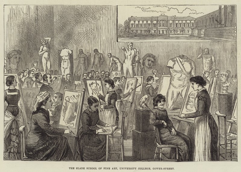 Szkoła Sztuk Pięknych Slade, University College, Gower-Street autorstwa Walter Paget