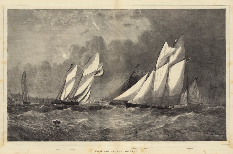 Żeglarstwo w Solent autorstwa Walter William May
