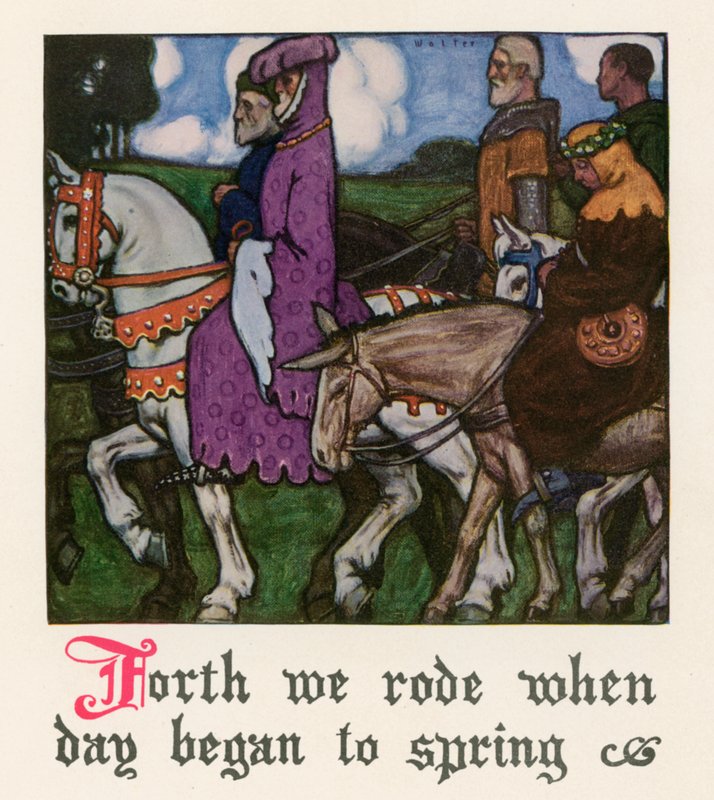 Chaucer: Opowieści kanterberyjskie autorstwa Walter Appleton Clark