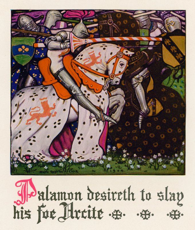 Chaucer: Opowieść rycerza autorstwa Walter Appleton Clark