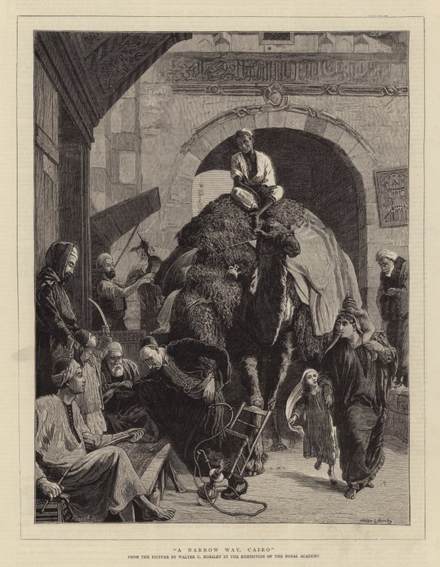 A Narrow Way, Cairo autorstwa Walter Charles Horsley