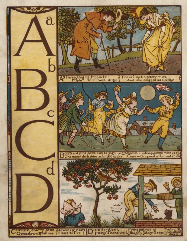 Alfabet (kolor lito) autorstwa Walter Crane