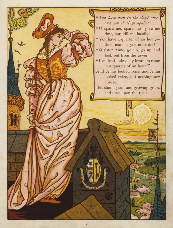 Sinobrody (kolor lito) autorstwa Walter Crane