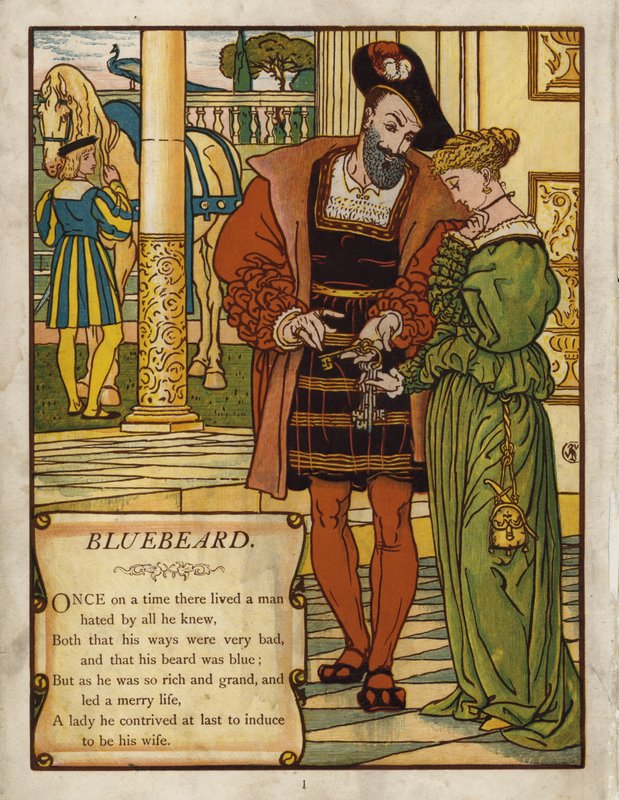 Sinobrody (kolor lito) autorstwa Walter Crane