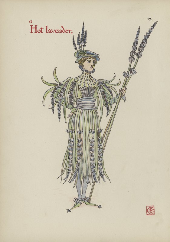 Kwiaty z Ogrodu Szekspira autorstwa Walter Crane