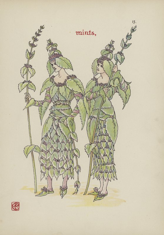 Kwiaty z Ogrodu Szekspira autorstwa Walter Crane