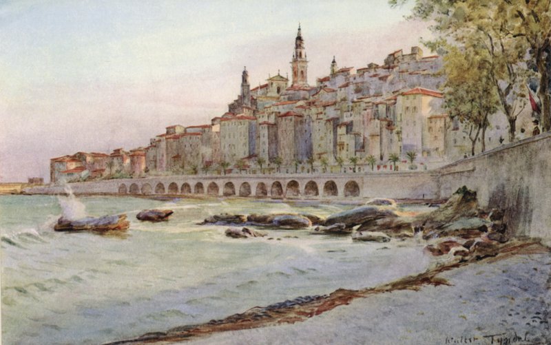 Mentone, z Garavan autorstwa Walter Frederick Roofe Tyndale