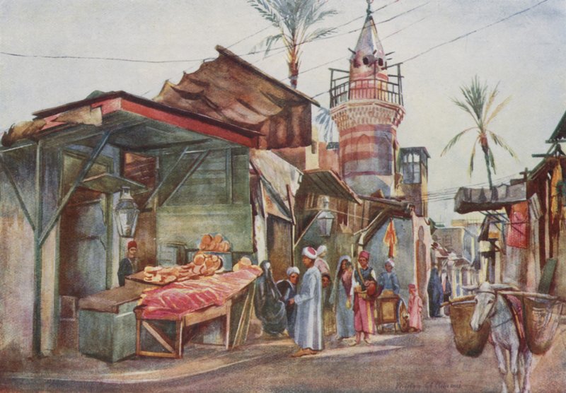 Midan El-Adaoui autorstwa Walter Spencer Stanhope Tyrwhitt