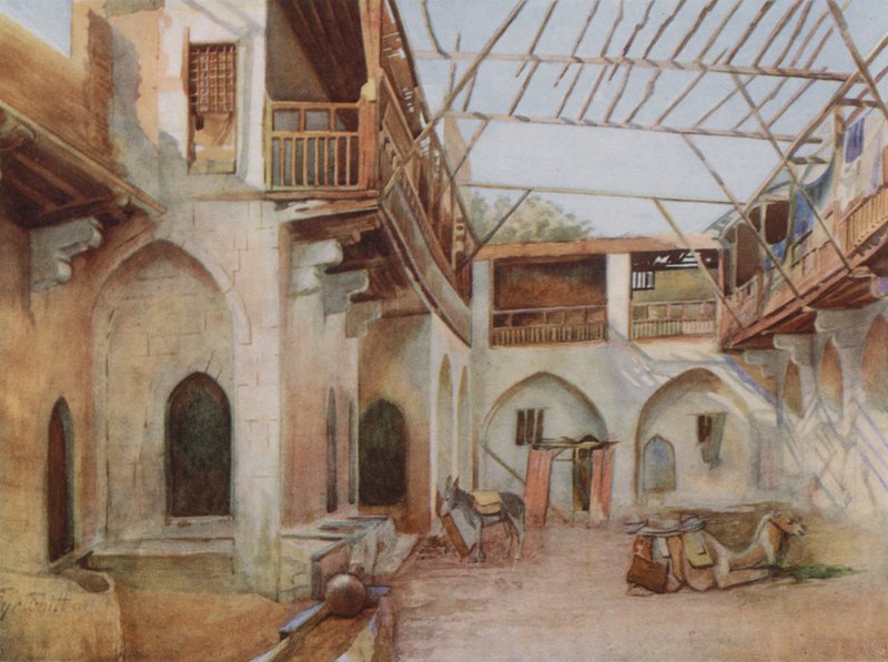 Khan El Dobabiyeh, Kair autorstwa Walter Spencer Stanhope Tyrwhitt