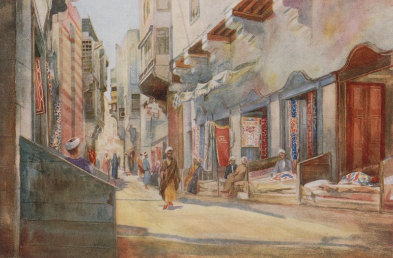 Bazar Namiotowców, Kair autorstwa Walter Spencer Stanhope Tyrwhitt