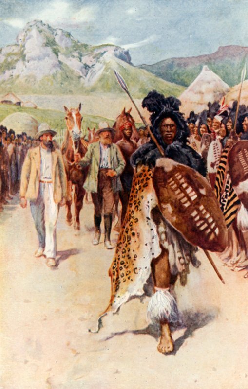 Moffat i Zulusi autorstwa Walter Stanley Paget