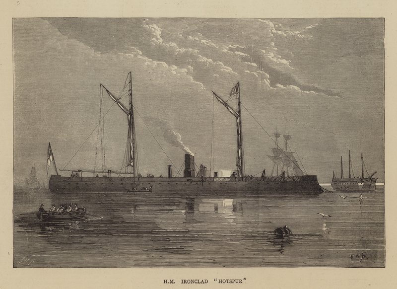 HM Ironclad Hotspur autorstwa Walter William May