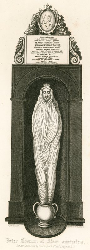 Dr John Donne autorstwa Wenceslaus Hollar