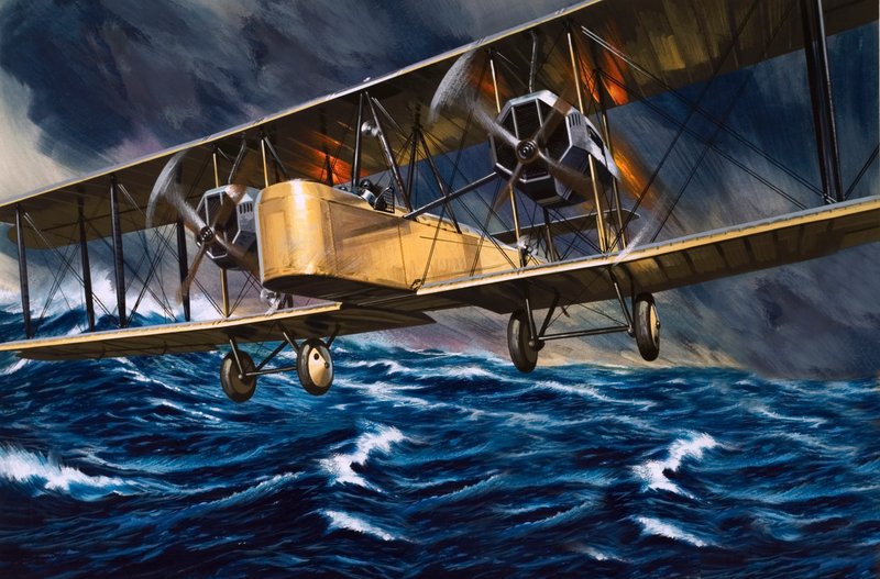 Vimys Over the Waves autorstwa Wilf (20th century) Hardy