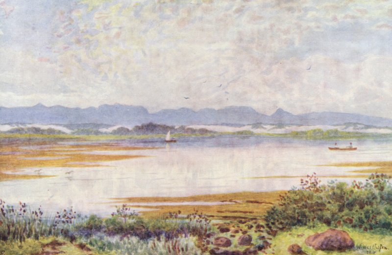W Lakeside, patrząc na południowy wschód (kolorowa litografia) autorstwa Wilhelm Westhofen