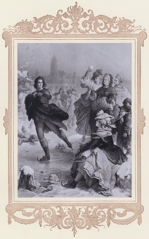 Goethe we Frankfurcie (lito) autorstwa Wilhelm von (after) Kaulbach