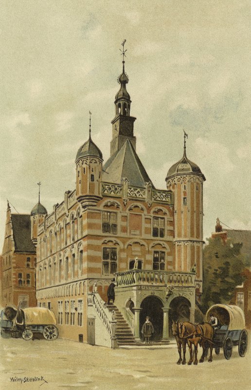 Waag (Waga), Deventer, Holandia, 1528 autorstwa Willem II Steelink