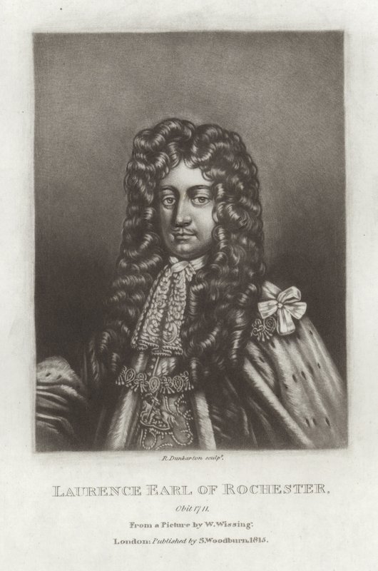 Laurence Hrabia Rochester autorstwa Willem Wissing