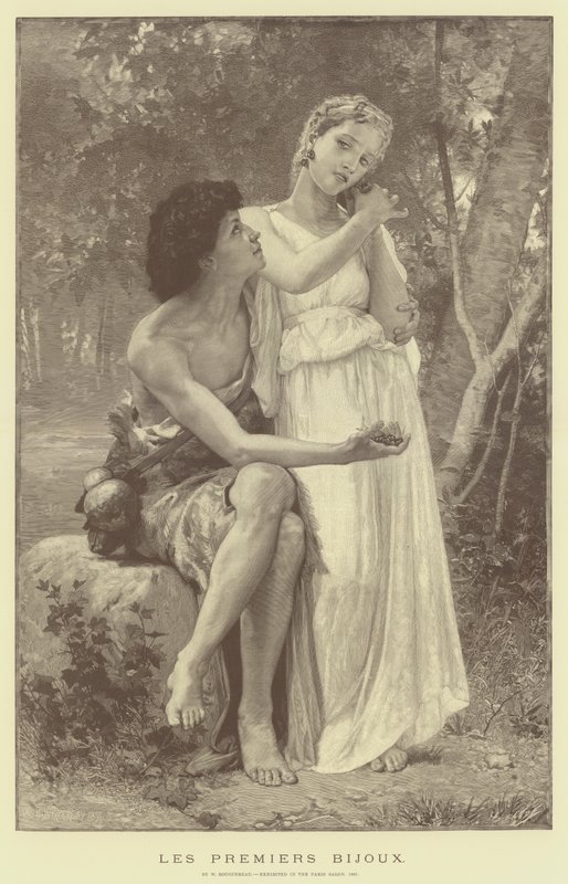 Pierwsze klejnoty autorstwa William Adolphe Bouguereau