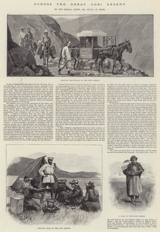 Przez Wielką Pustynię Gobi autorstwa William Barnes Wollen