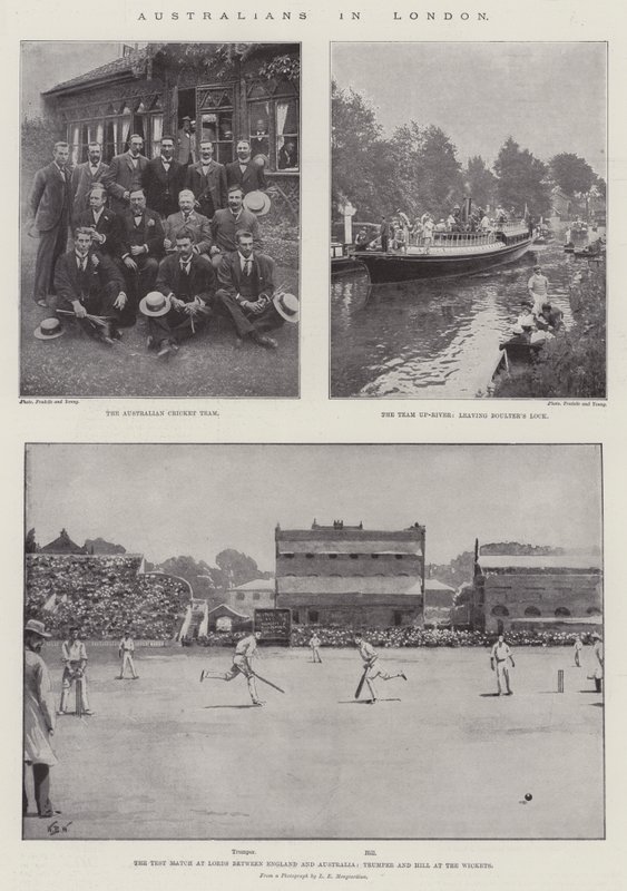 Australijczycy w Londynie autorstwa William Barnes Wollen