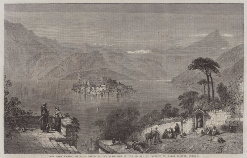 Jezioro Orta autorstwa William C. Smith