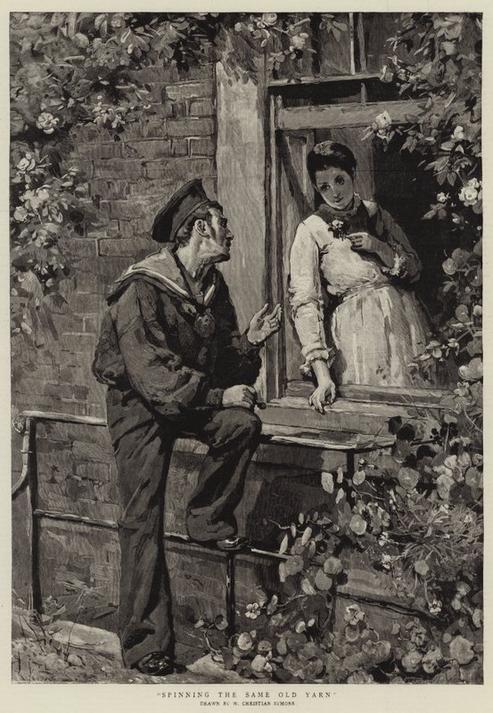 Przędzenie tej samej starej przędzy autorstwa William Christian Symons