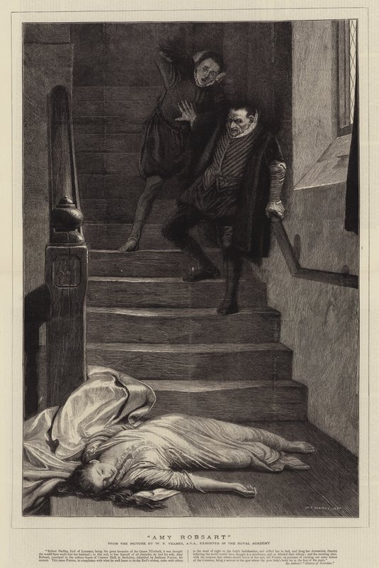 Amy Robsart autorstwa William Frederick Yeames