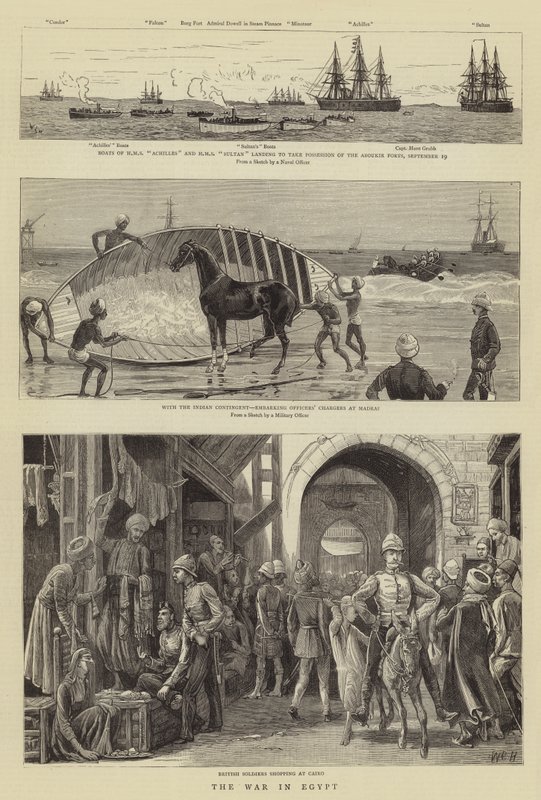 Wojna w Egipcie autorstwa William Lionel Wyllie