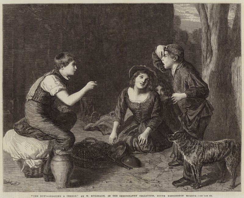 The Butt, strzelając Cherry autorstwa William Mulready