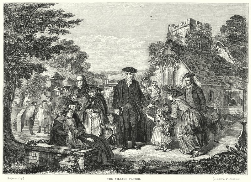 Proboszcz Wioski autorstwa William Powell after Frith