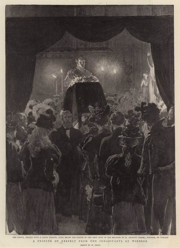 Hołd szacunku od mieszkańców Windsor autorstwa William Small