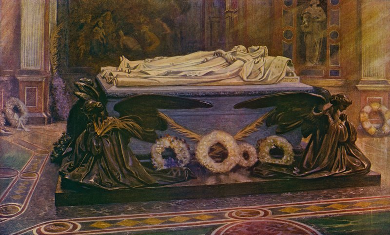 Grobowce królowej Wiktorii i księcia małżonka w Królewskim Mauzoleum w Frogmore autorstwa William T. Maud