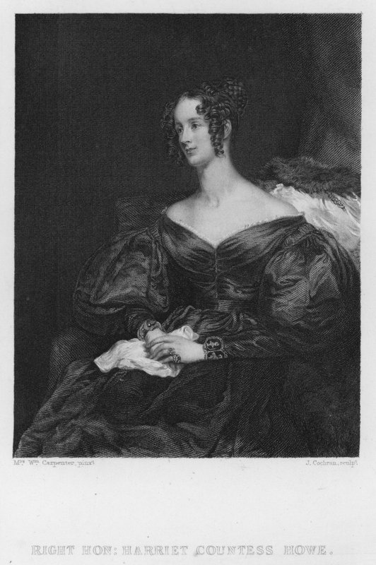 Harriet Hrabina Howe (Grawerowanie) autorstwa William (after) Carpenter