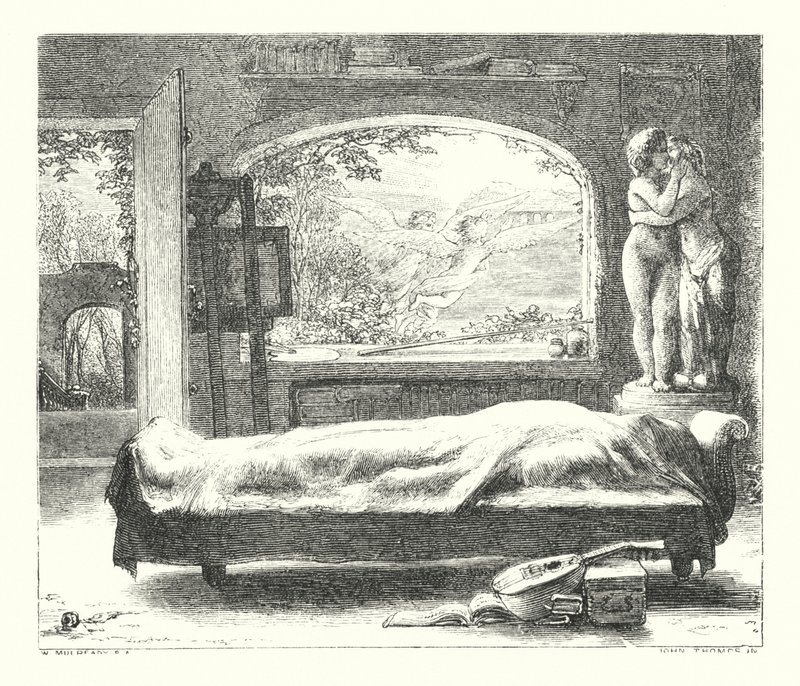 Opuszczony dom (rycina) autorstwa William (after) Mulready