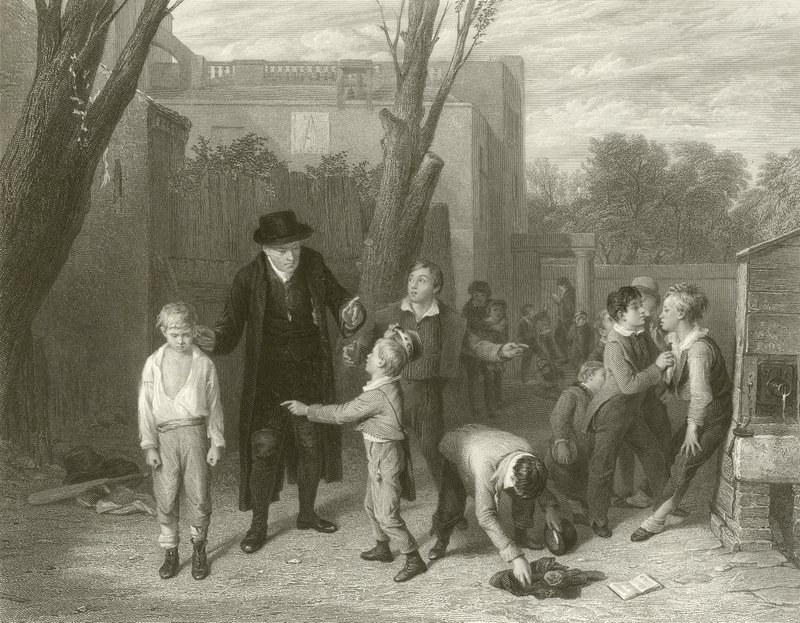 Walka przerwana (grawerowanie) autorstwa William (after) Mulready