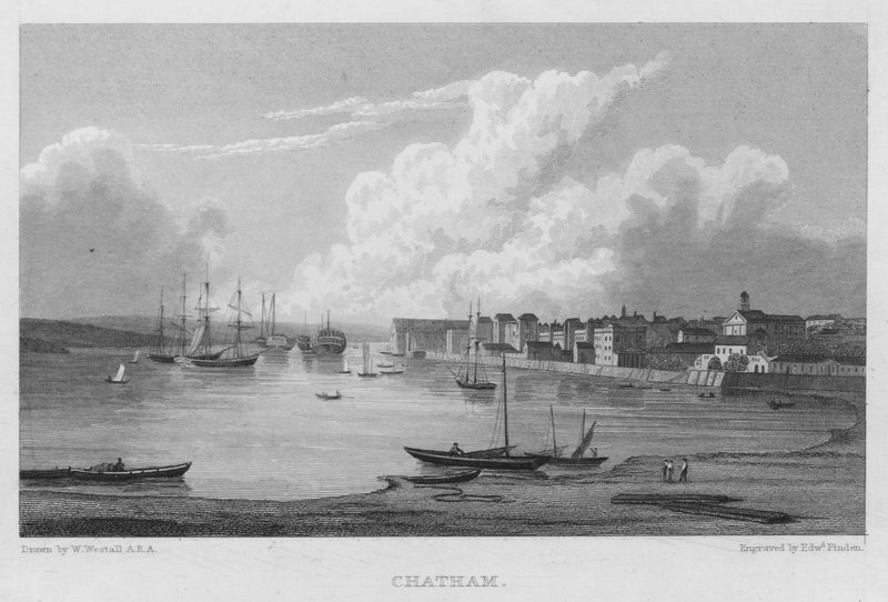 Chatham (grawerowanie) autorstwa William (after) Westall
