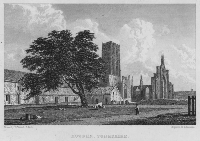 Howden, Yorkshire (grawerowanie) autorstwa William (after) Westall