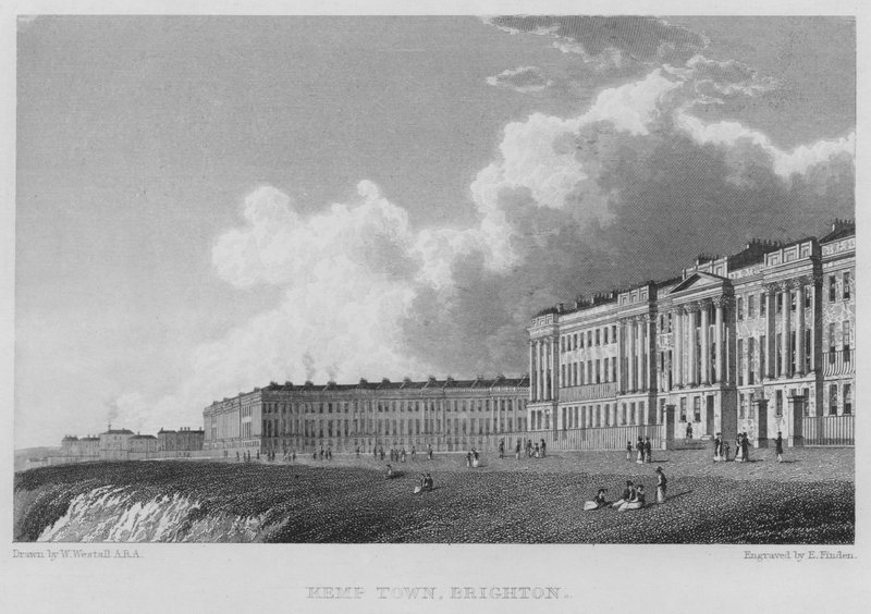 Kemp Town, Brighton (grawerowanie) autorstwa William (after) Westall