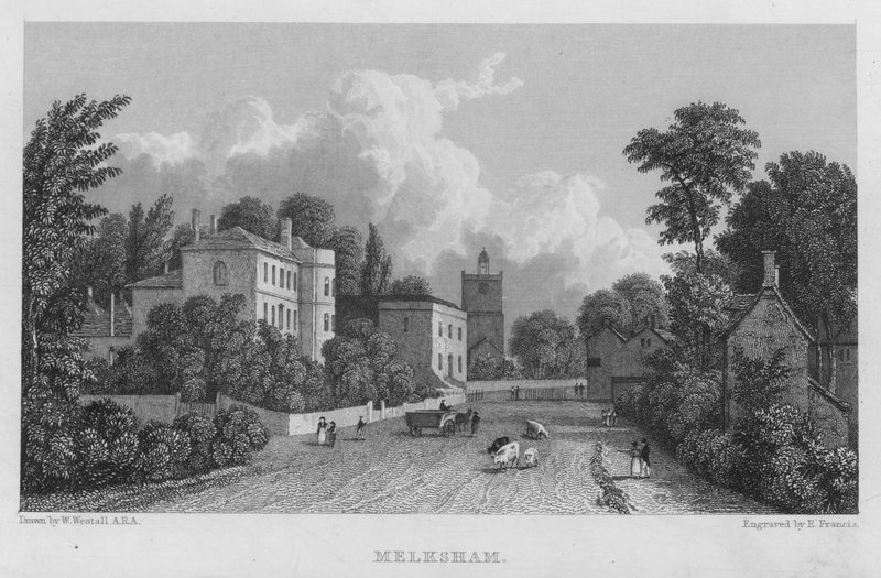 Melksham (grawerowanie) autorstwa William (after) Westall